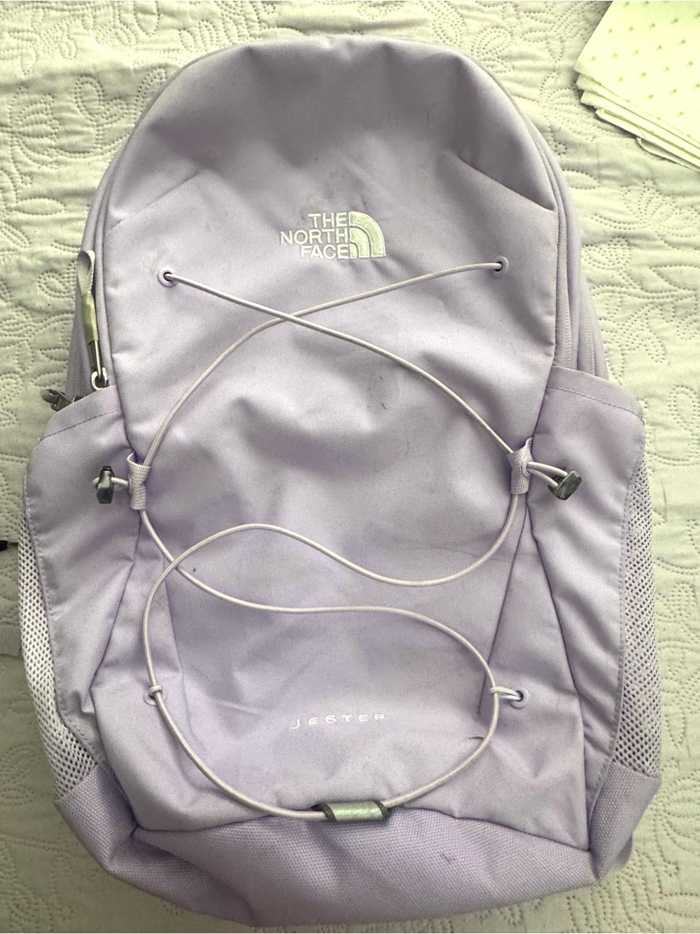 The North Face Lavender Women's Backpack with Front Bungee